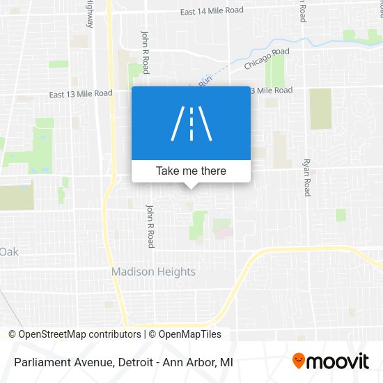 Mapa de Parliament Avenue