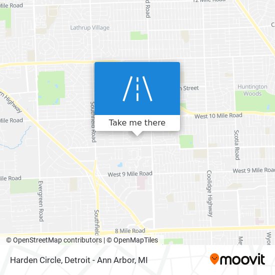 Harden Circle map