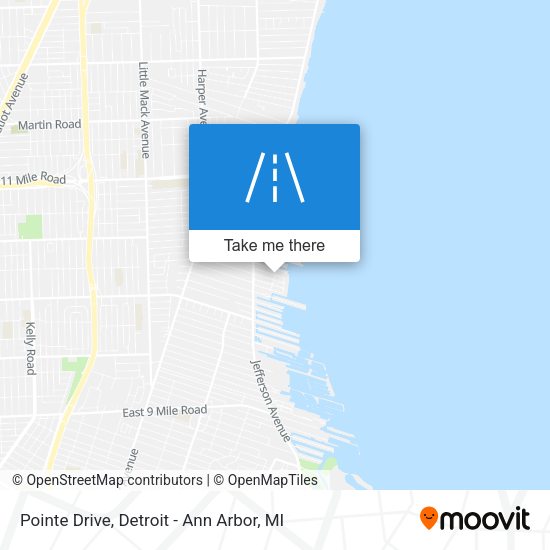 Mapa de Pointe Drive