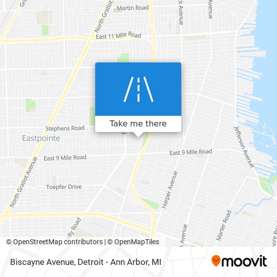 Mapa de Biscayne Avenue