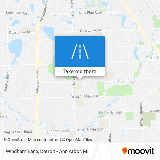 Mapa de Windham Lane