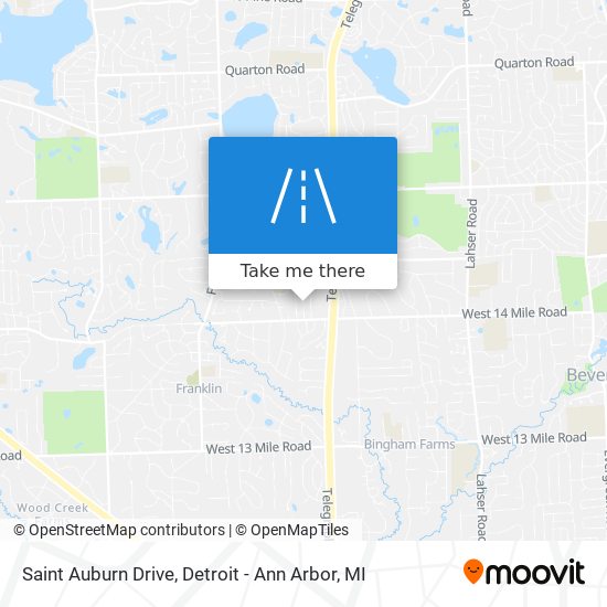 Mapa de Saint Auburn Drive