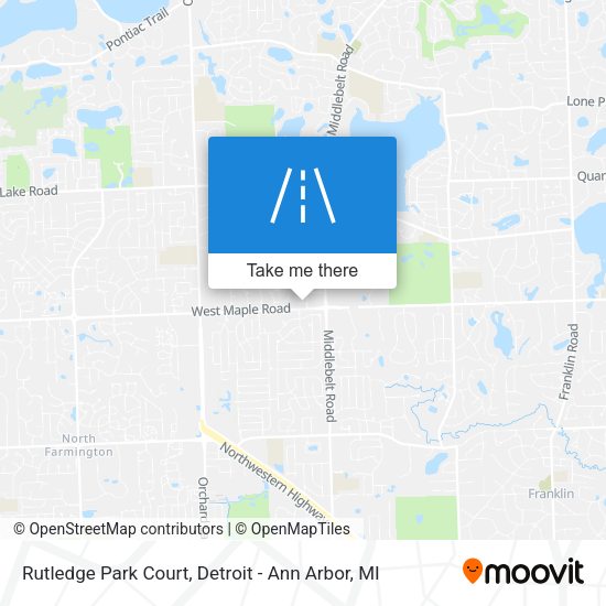 Rutledge Park Court map