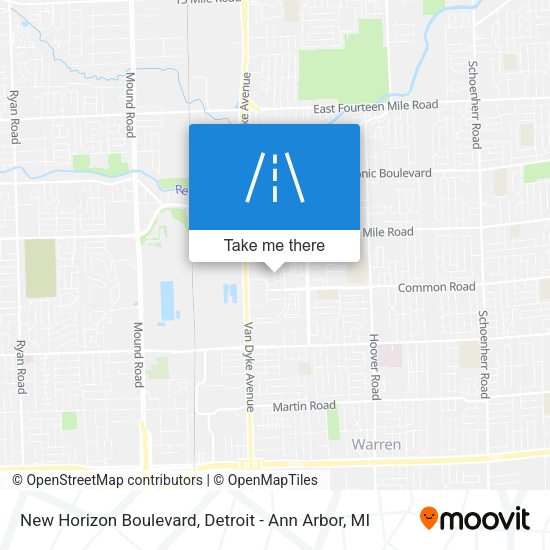 Mapa de New Horizon Boulevard