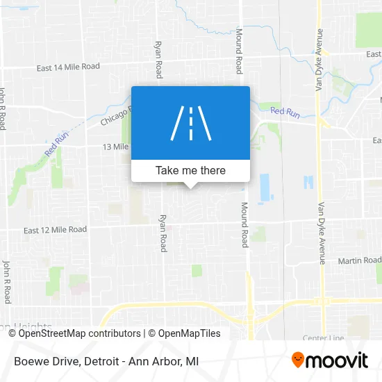 Boewe Drive map