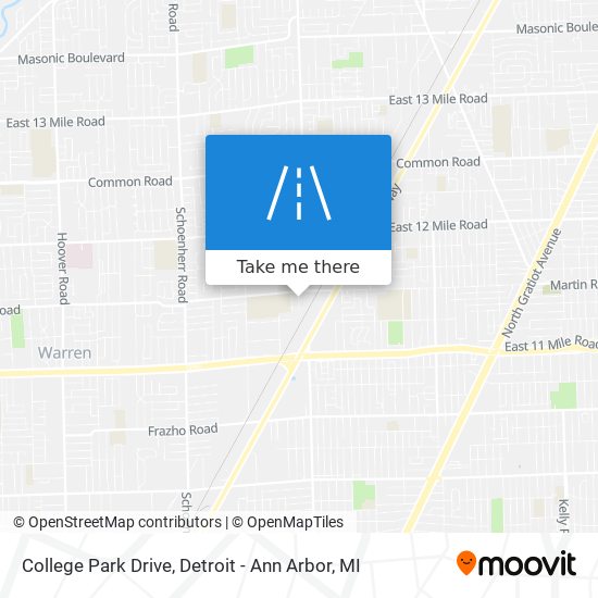 College Park Drive map