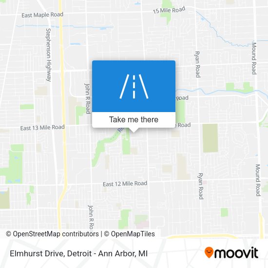 Mapa de Elmhurst Drive