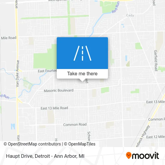 Haupt Drive map