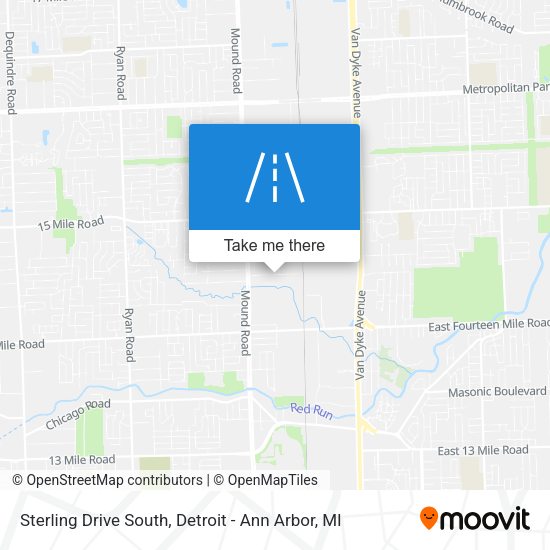 Sterling Drive South map
