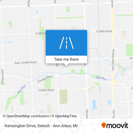 Mapa de Kensington Drive