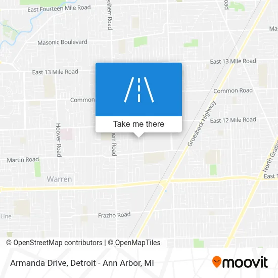 Armanda Drive map