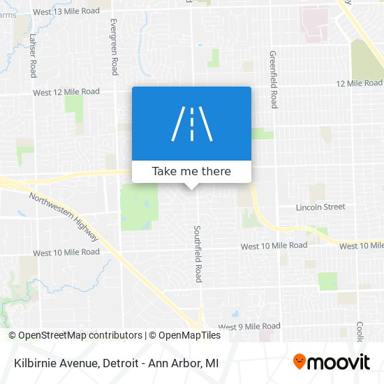 Kilbirnie Avenue map