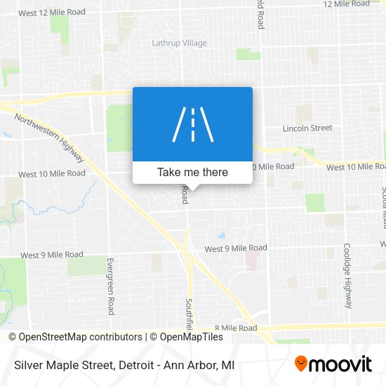 Silver Maple Street map