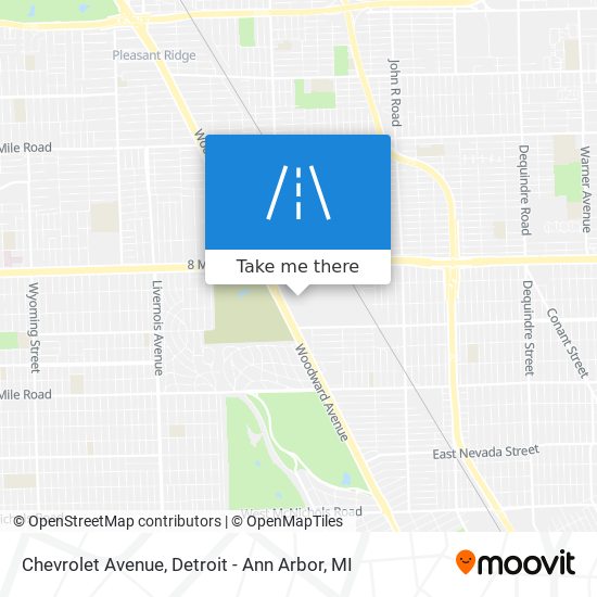 Chevrolet Avenue map