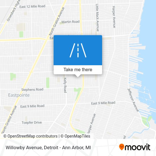 Willowby Avenue map