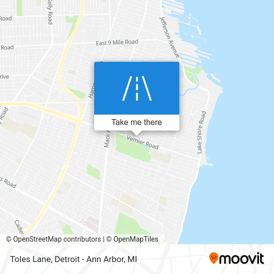 Mapa de Toles Lane