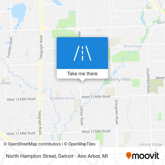 North Hampton Street map