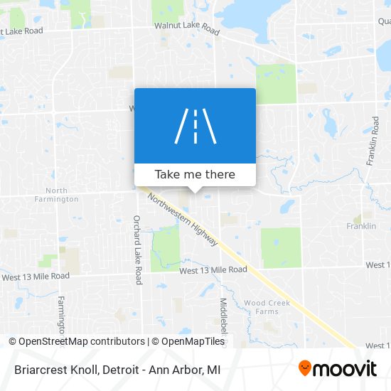 Briarcrest Knoll map