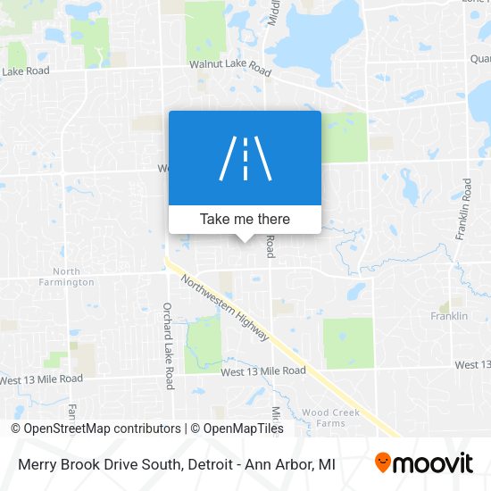 Mapa de Merry Brook Drive South