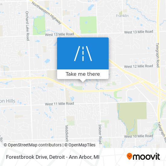 Forestbrook Drive map