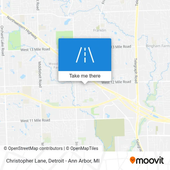 Christopher Lane map