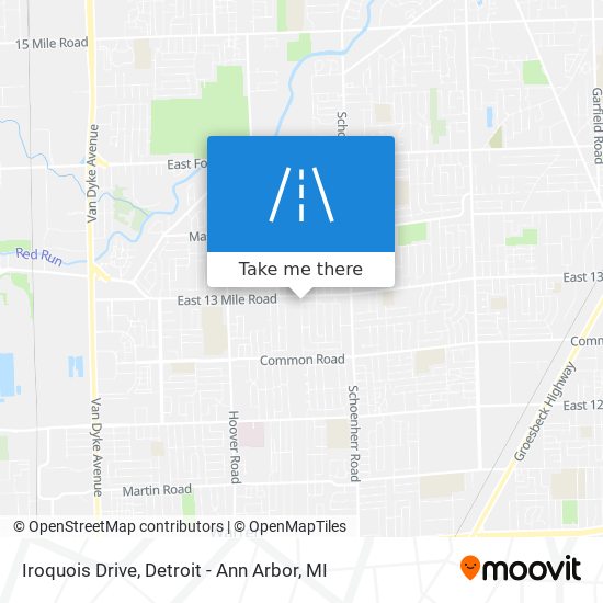 Iroquois Drive map