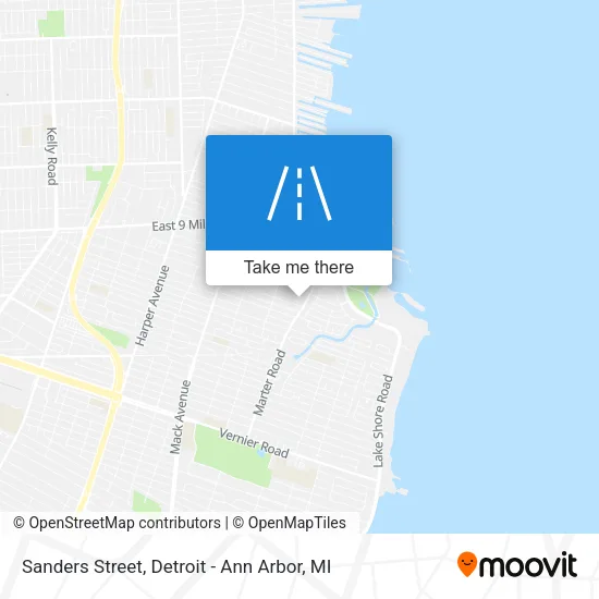 Mapa de Sanders Street