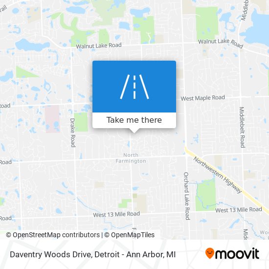 Mapa de Daventry Woods Drive