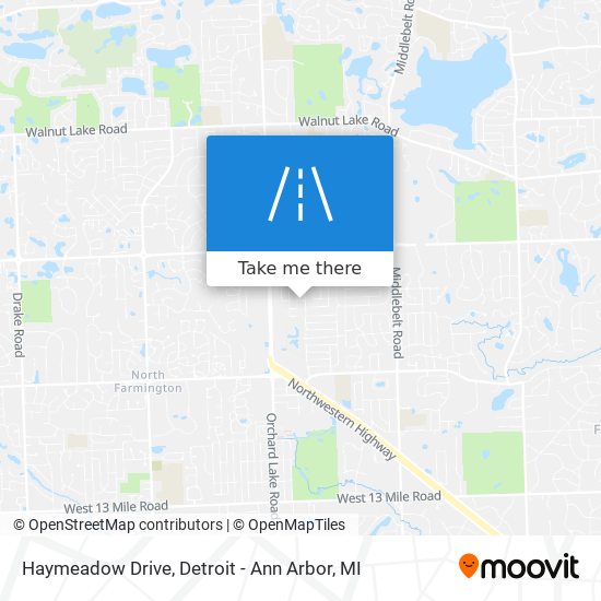 Haymeadow Drive map