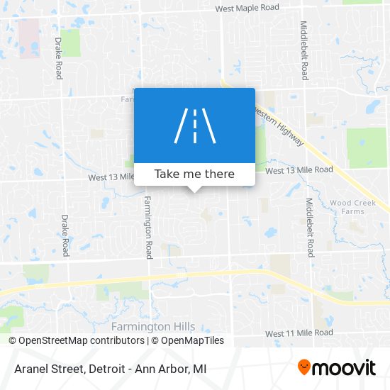 Mapa de Aranel Street