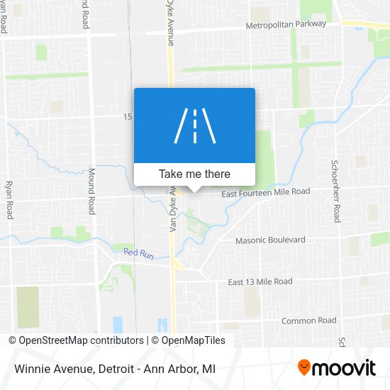Mapa de Winnie Avenue