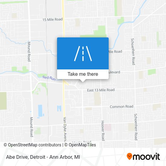 Abe Drive map