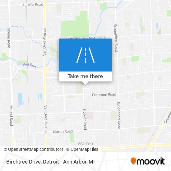 Mapa de Birchtree Drive