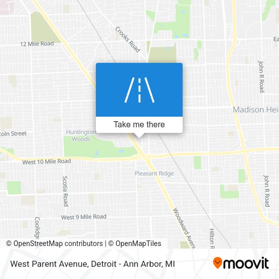 Mapa de West Parent Avenue