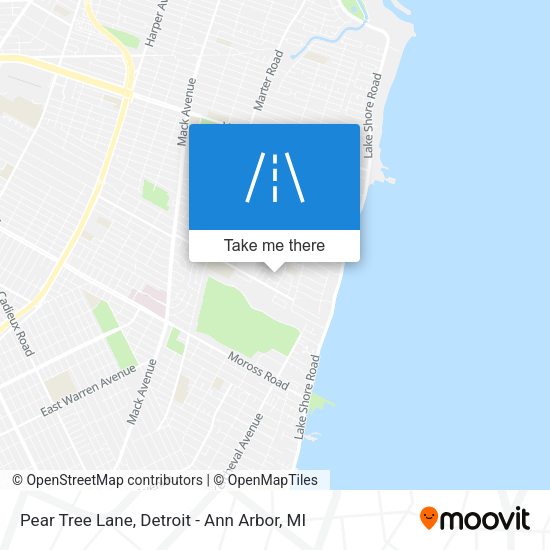 Mapa de Pear Tree Lane