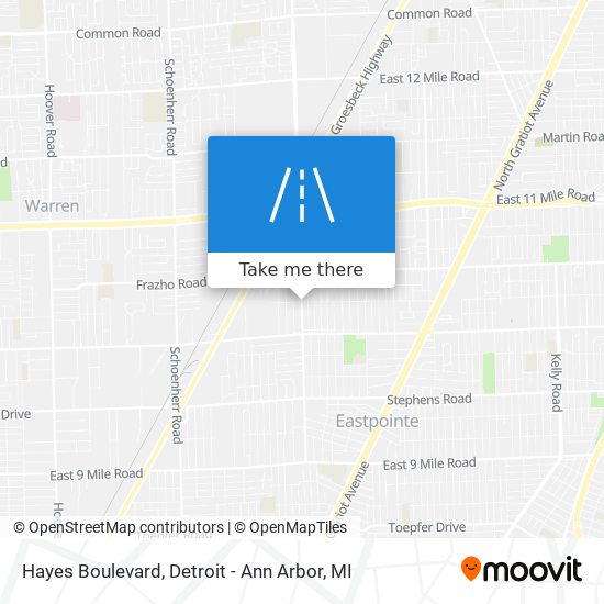 Mapa de Hayes Boulevard
