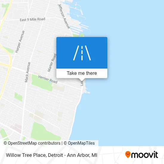 Willow Tree Place map