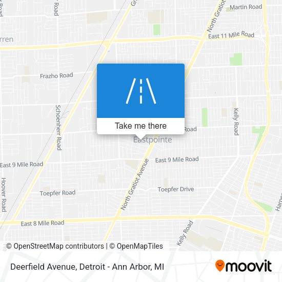 Mapa de Deerfield Avenue
