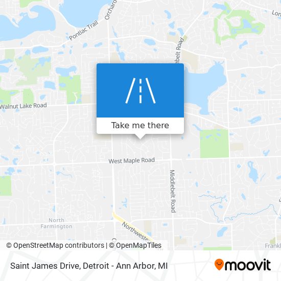 Mapa de Saint James Drive