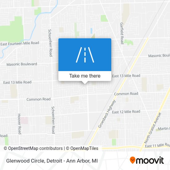Mapa de Glenwood Circle