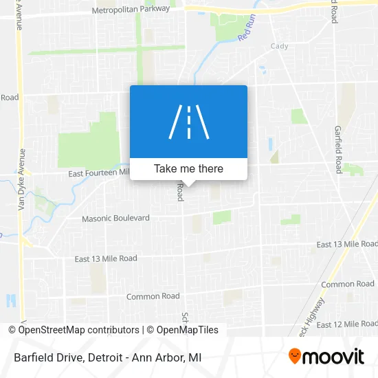 Barfield Drive map