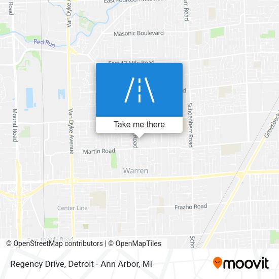 Mapa de Regency Drive