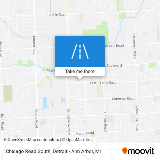 Mapa de Chicago Road South