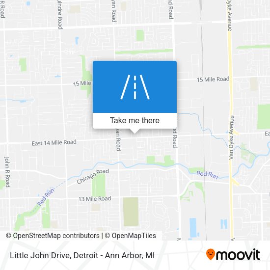 Mapa de Little John Drive