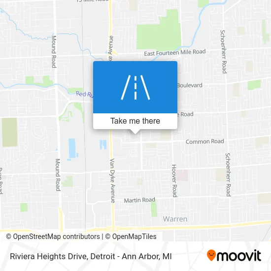 Riviera Heights Drive map