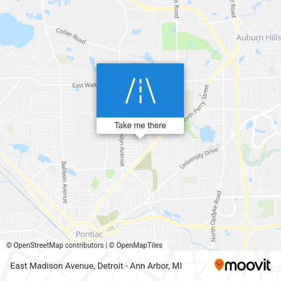 Mapa de East Madison Avenue