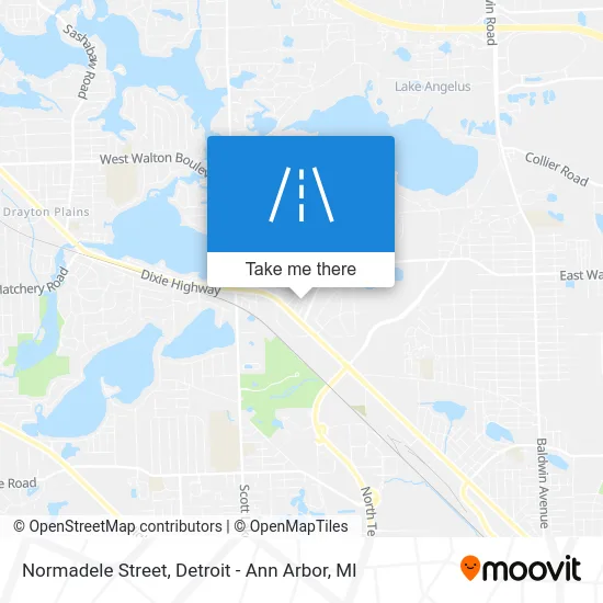 Normadele Street map