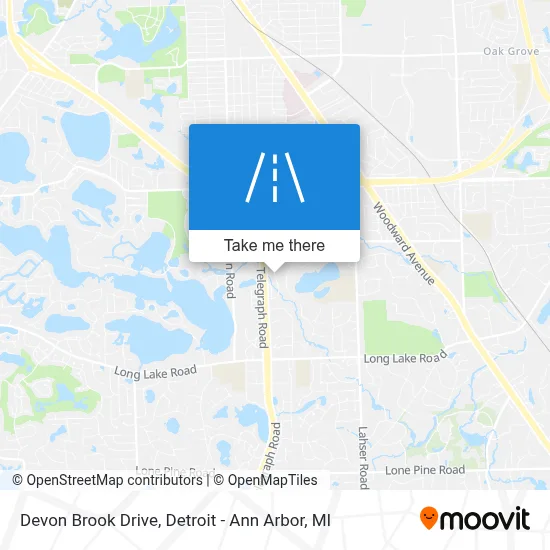 Devon Brook Drive map