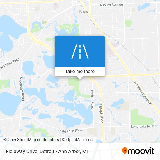 Fieldway Drive map