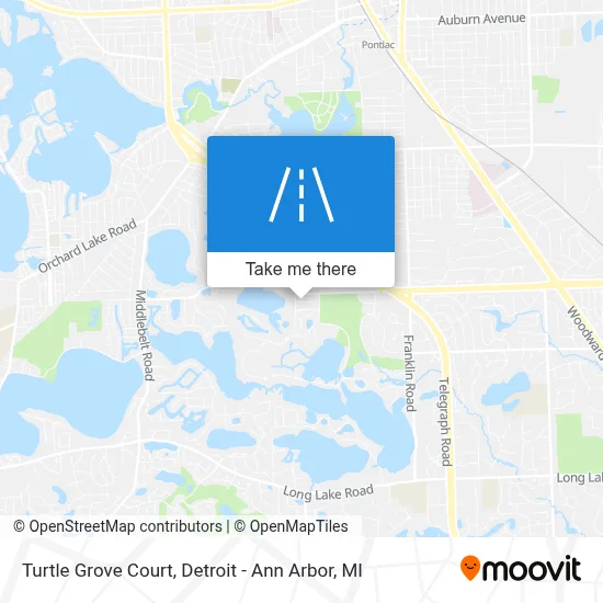 Turtle Grove Court map
